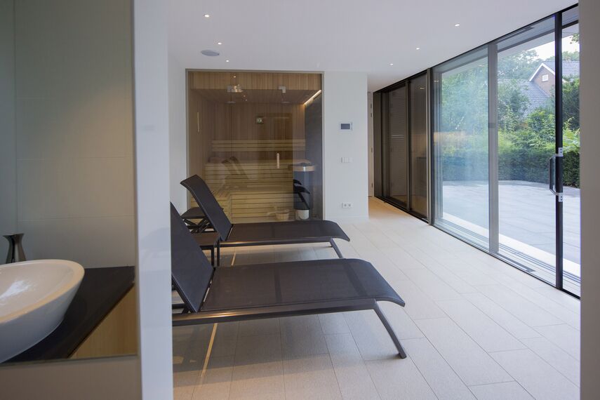 BriseSoleil 40 Sonnenschutz, HiFinity Schieben und Falten und CS 86-HI (c) Abgesagte Systeme - Swimming pool Poolhouse Bergen ansässig in Bergen, die Niederlande