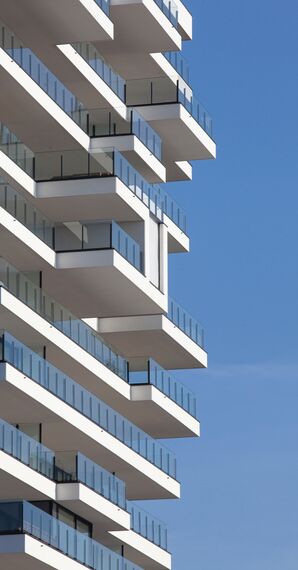 ConceptSystem 77 Fenster und ConceptWall 50 Fassaden - Baelskaai 12 (Oosteroever) ansässig in Oostende, Belgienë