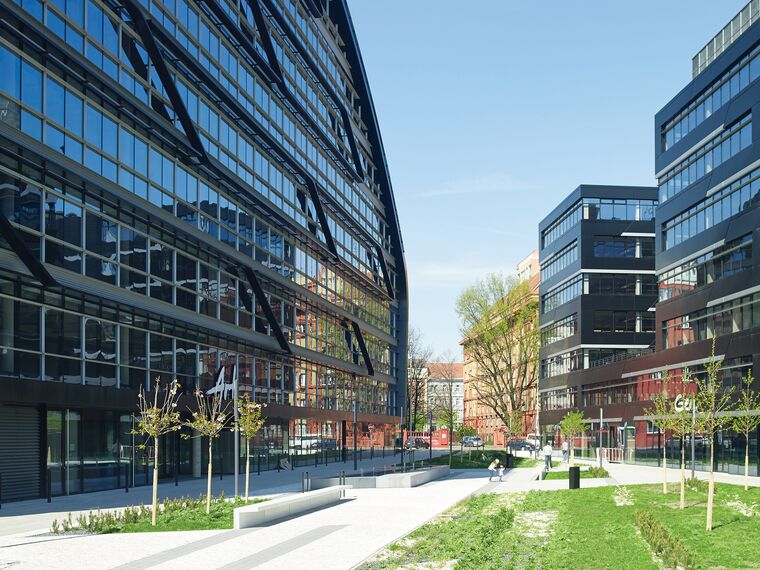 CS 86-HI (c) Abgesagte Systeme und ConceptWall 50 Fassaden - Office building ArtGen ansässig in Prague, Tschechische Republik