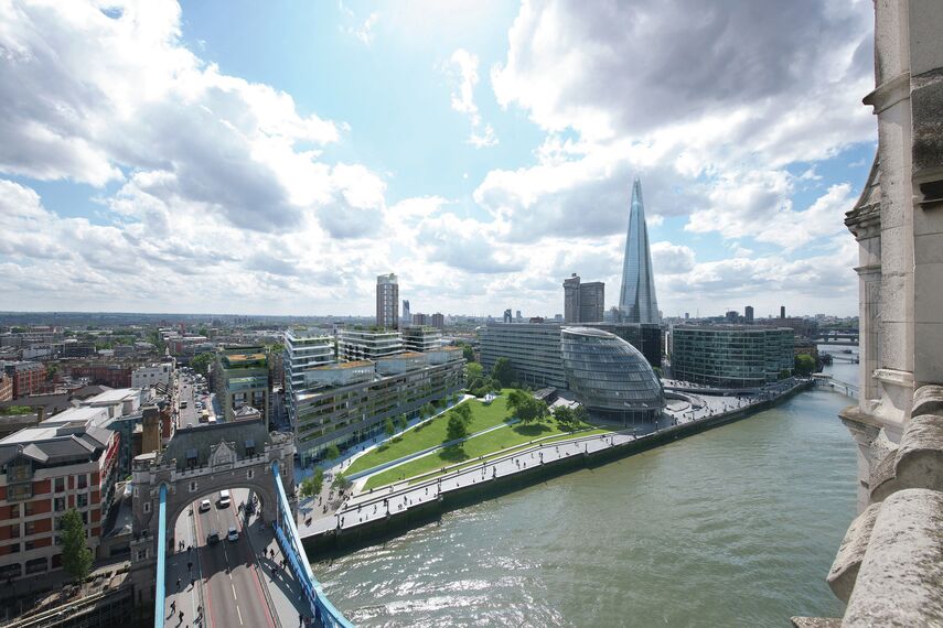 ConceptSystem 68 Fenster, ConceptWall 60 Fassaden, ConceptPatio 130 Schieben und Falten, ConceptSystem 77 Fenster, ConceptSystem 77 Türen und ConceptWall 50 Fassaden - One Tower Bridge ansässig in London, Vereinigtes Königreich