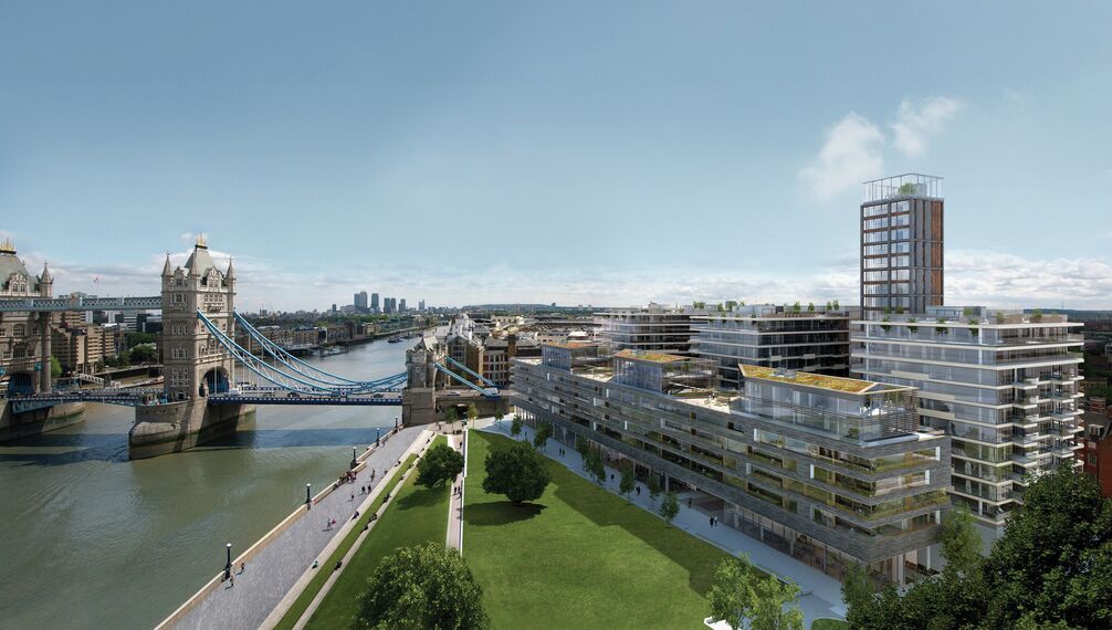 ConceptSystem 68 Fenster, ConceptWall 60 Fassaden, ConceptPatio 130 Schieben und Falten, ConceptSystem 77 Fenster, ConceptSystem 77 Türen und ConceptWall 50 Fassaden - One Tower Bridge ansässig in London, Vereinigtes Königreich