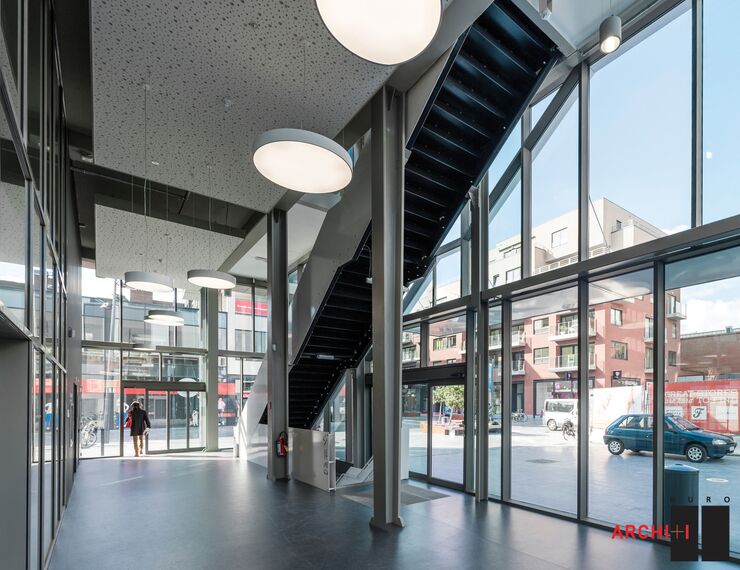 ConceptWall 50 Fassaden und CS 86-HI (c) Abgesagte Systeme - Knowledge Centre ARhus ansässig in Roeselare, Belgienë