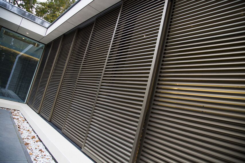 BriseSoleil 40 Sonnenschutz, HiFinity Schieben und Falten und CS 86-HI (c) Abgesagte Systeme - Swimming pool Poolhouse Bergen ansässig in Bergen, die Niederlande