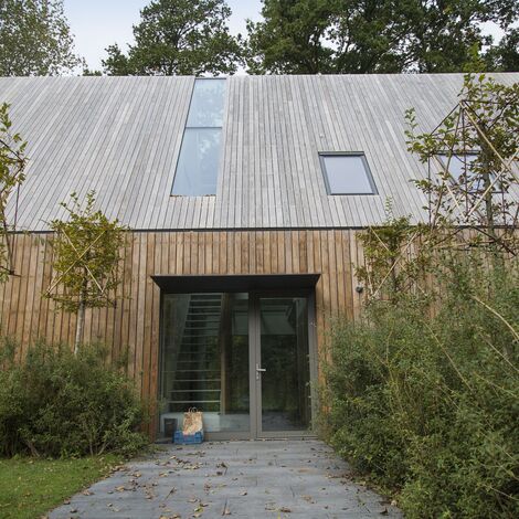 CS 86-HI (c) Abgesagte Systeme, ConceptWall 50 Fassaden und HiFinity Schieben und Falten - Villa Bosvilla Voorschoten ansässig in Voorschoten, die Niederlande