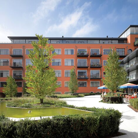 CS 38-SL Abgesagte Systeme und ConceptSystem 77 Fenster - Wohnungskomplex 7even Tuinen ansässig in Leuven, Belgienë