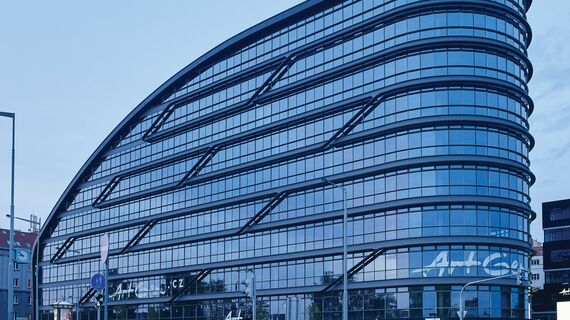CS 86-HI (c) Abgesagte Systeme und ConceptWall 50 Fassaden - Office building ArtGen ansässig in Prague, Tschechische Republik